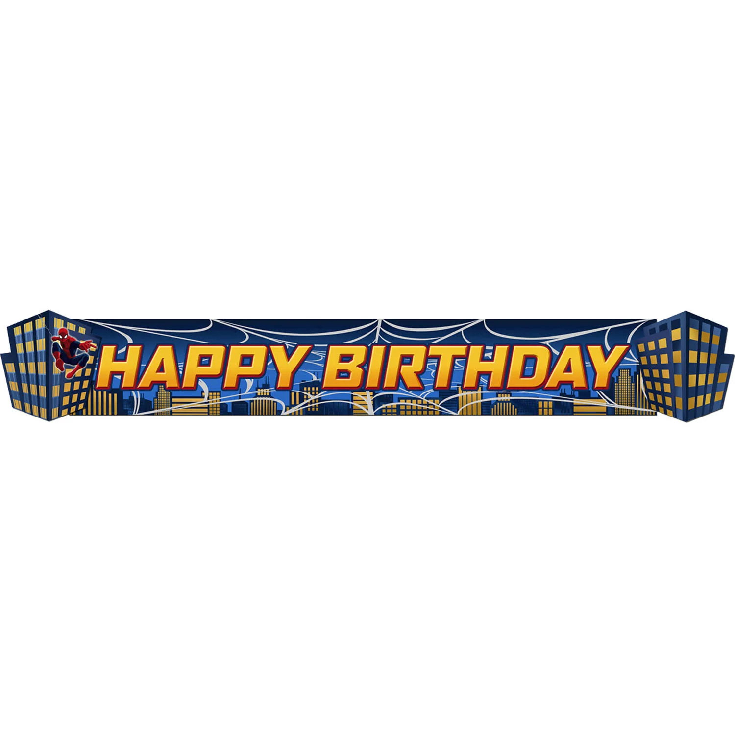 Spider Hero Dream Party Birthday Banner