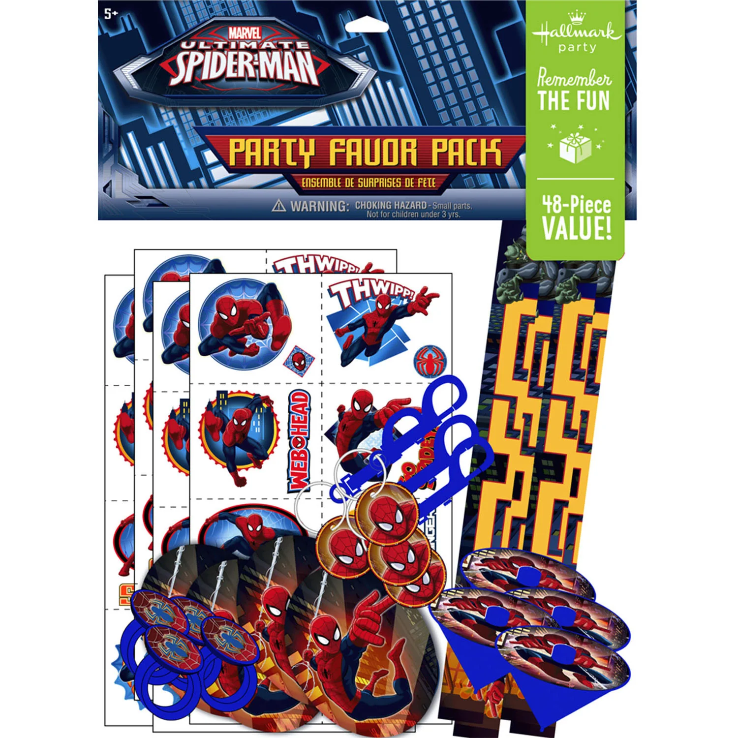 Spider Hero Favor Pack (48 Pieces)