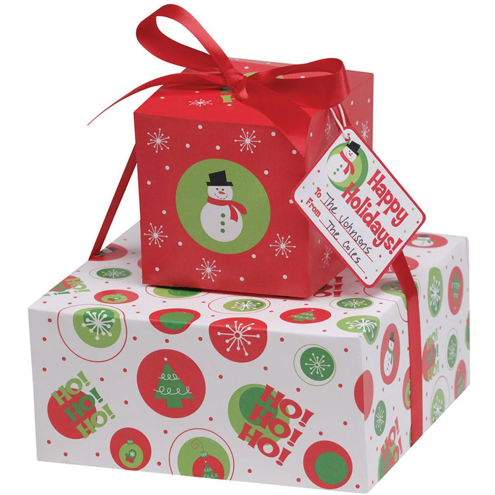 Stackable Christmas Cookie Boxes