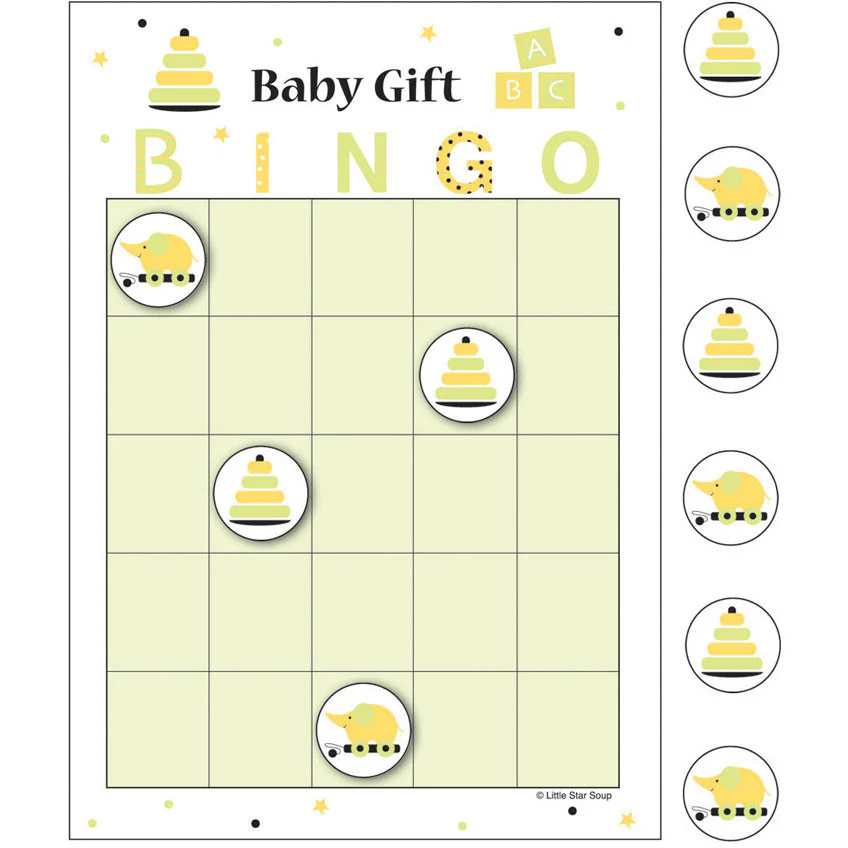 Stroller Fun Bingo Game