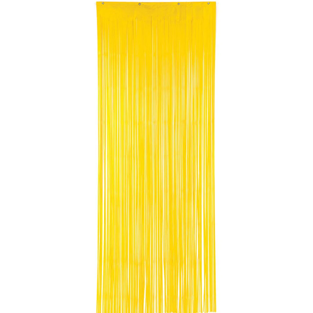Sunshine Yellow 3' x 8' Metallic Curtain