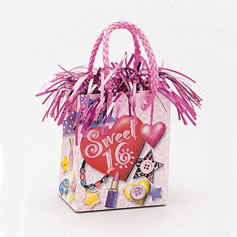 Sweet 16 Giftbag Weight 5.5 Oz. Balloon (1 ct)