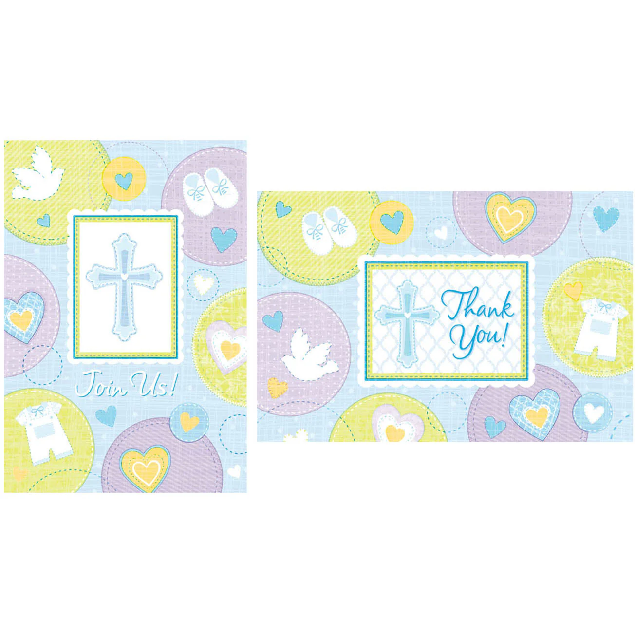 Sweet Christening Invite and Thank You Set