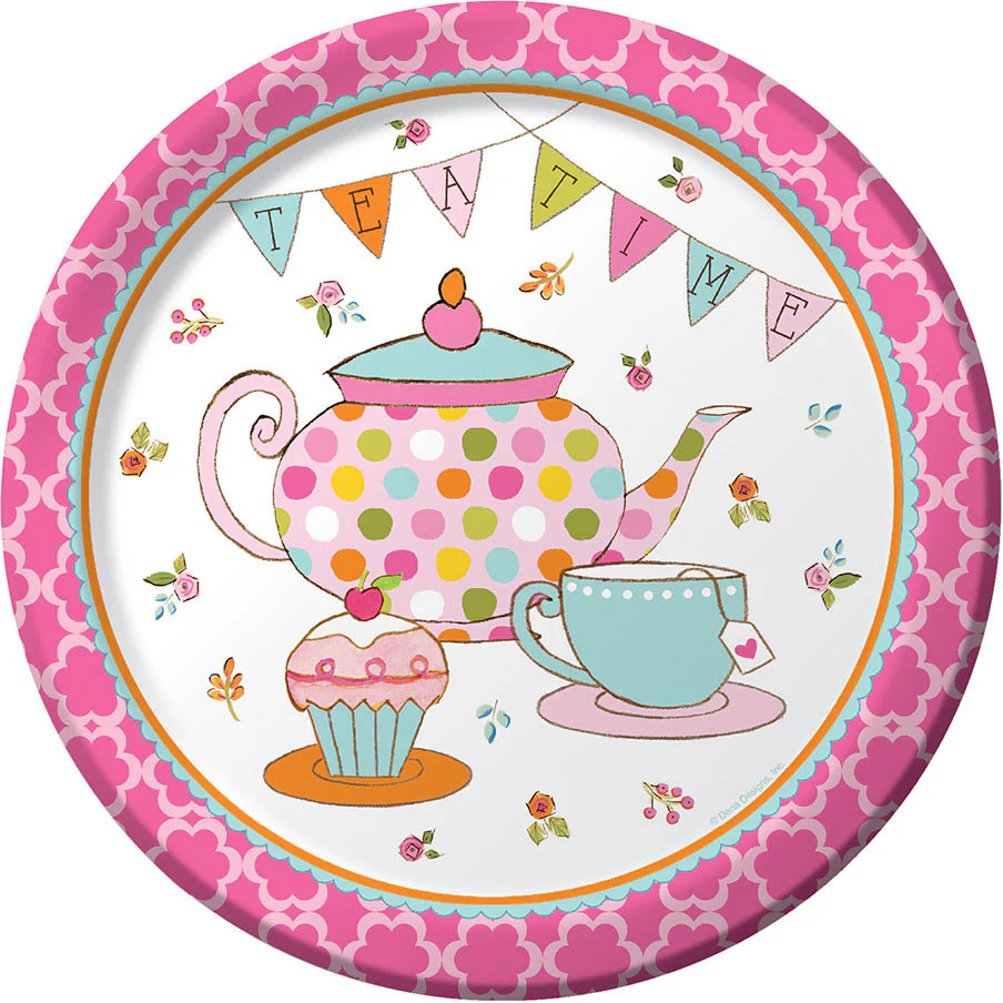 Tea Time Dinner Plates (8ct)