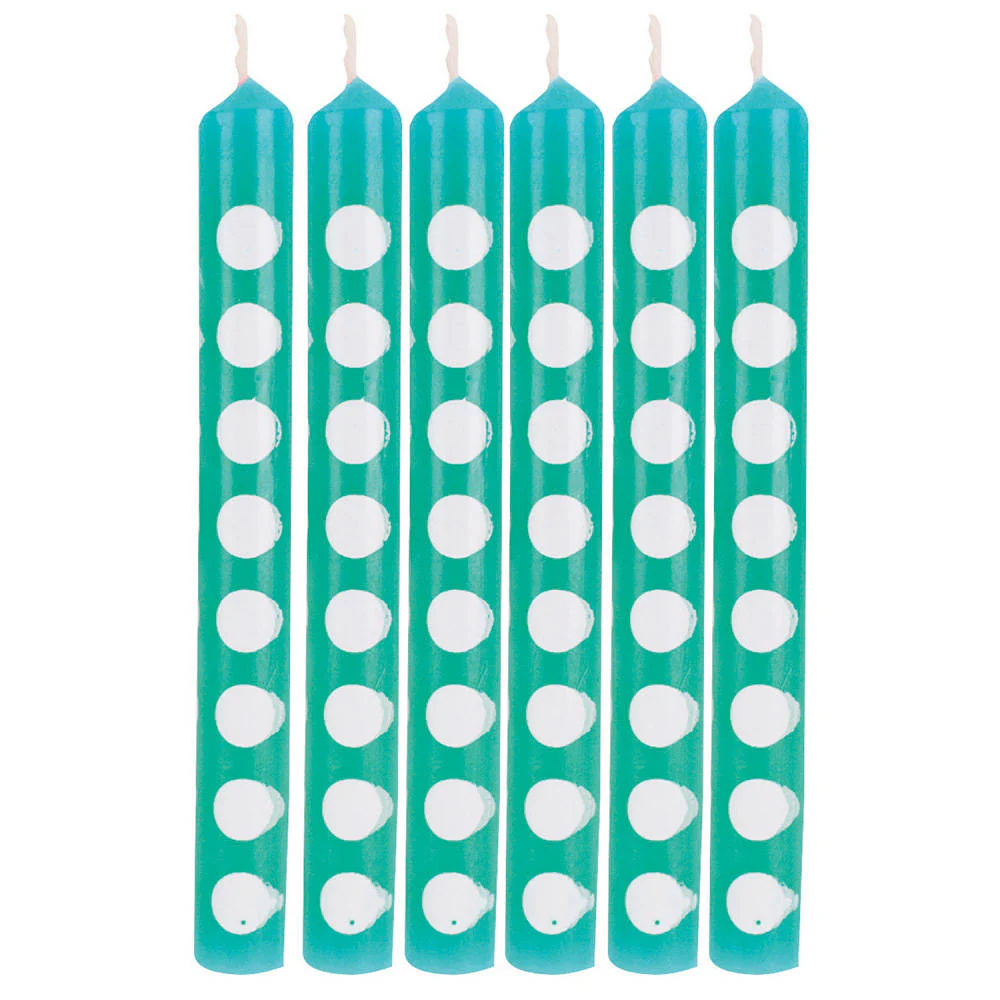 Teal Lagoon Stick Candles (12 ct)