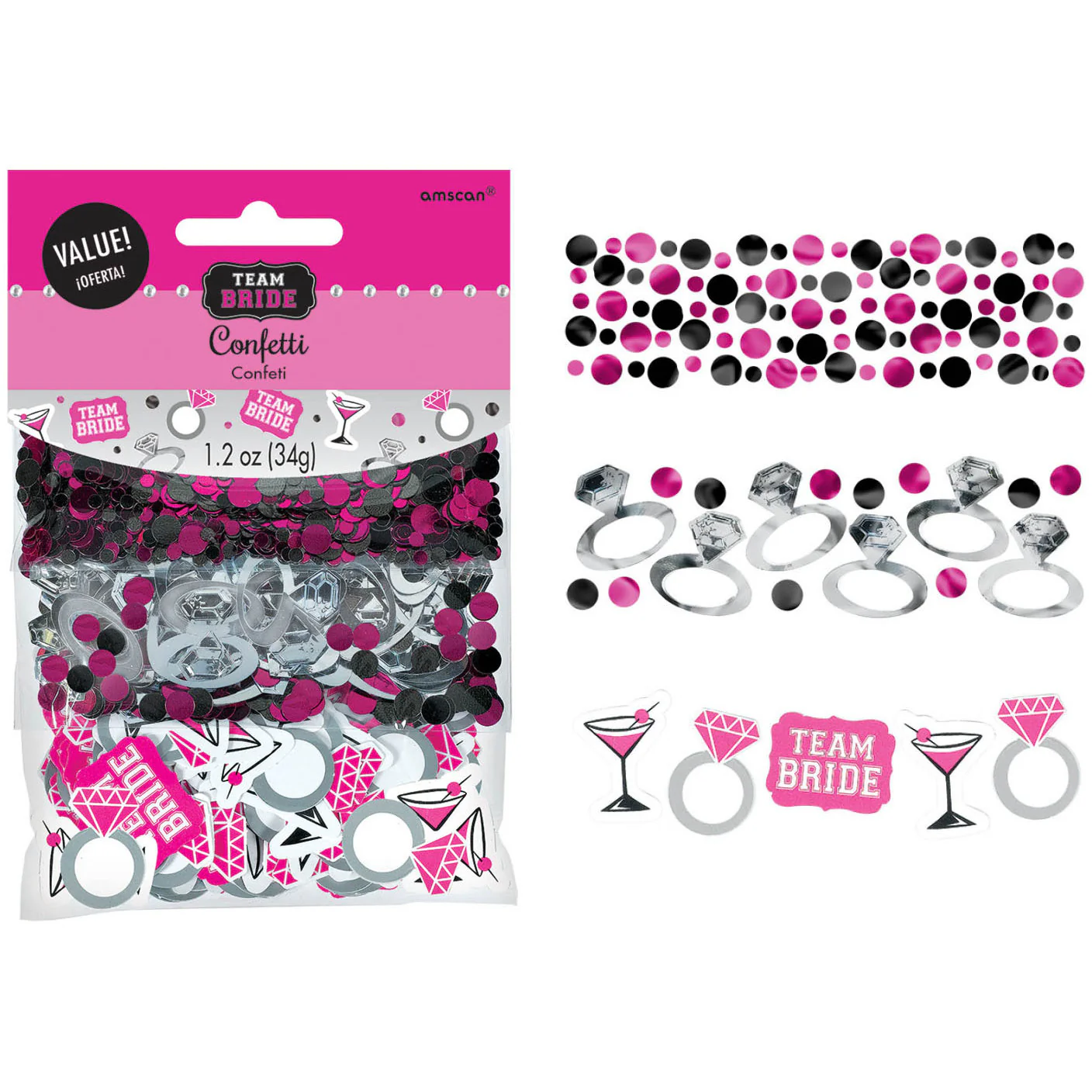 Team Bride Confetti