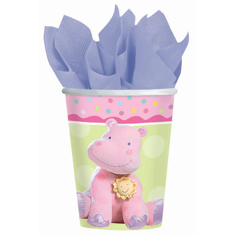 Teeny Tiny Girl 9oz Paper Cups (8ct)