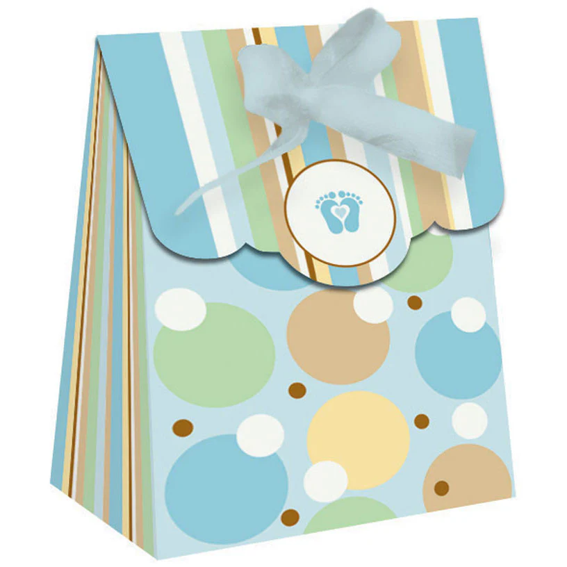 Tiny Toes - Blue Favor Bags
