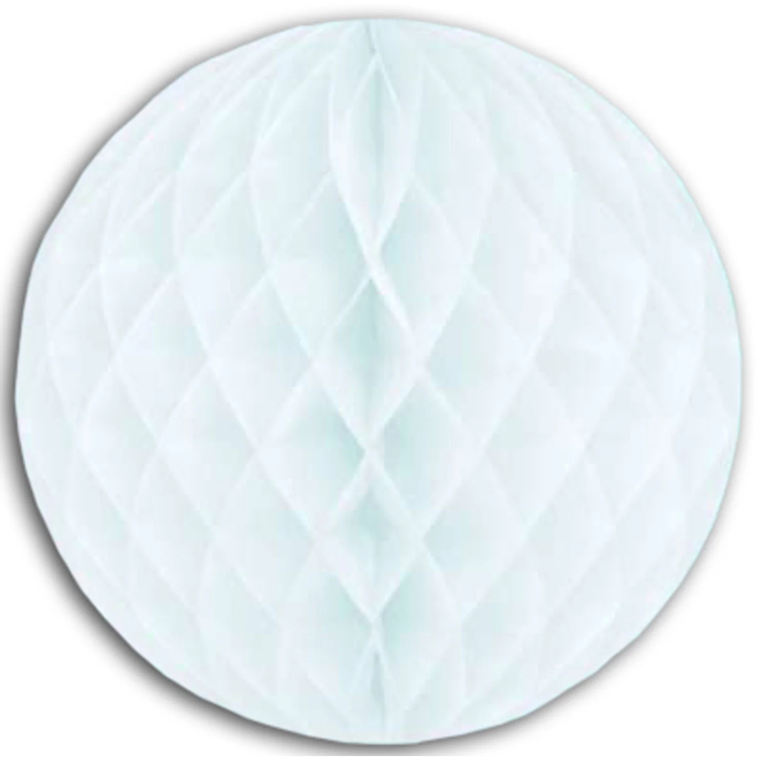 14" White Honeycomb Tissue Ball