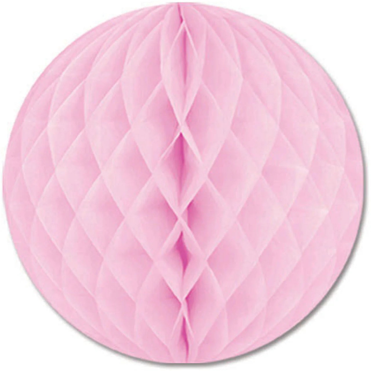 19" Pink Honeycomb Tissue Ball