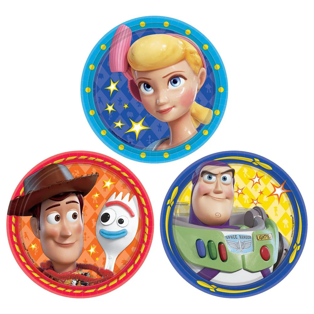 Toy Story 4 Assorted Dessert Plates (8ct)