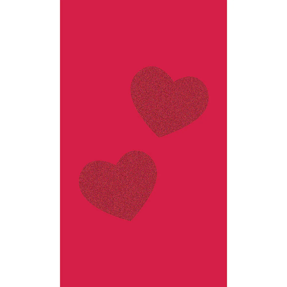 Treat Bags, Mini w/ Glitter, Hearts