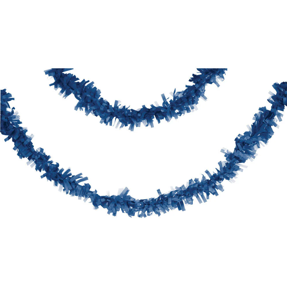 True Blue 25' Tissue Garland