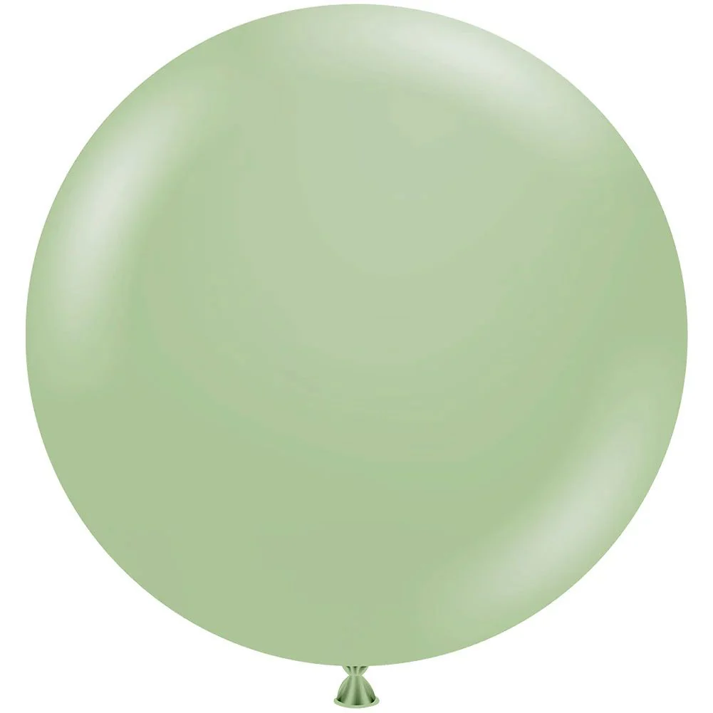 Tuftex 17" Meadow Pearl Eucalyptus Latex Balloons (50ct)