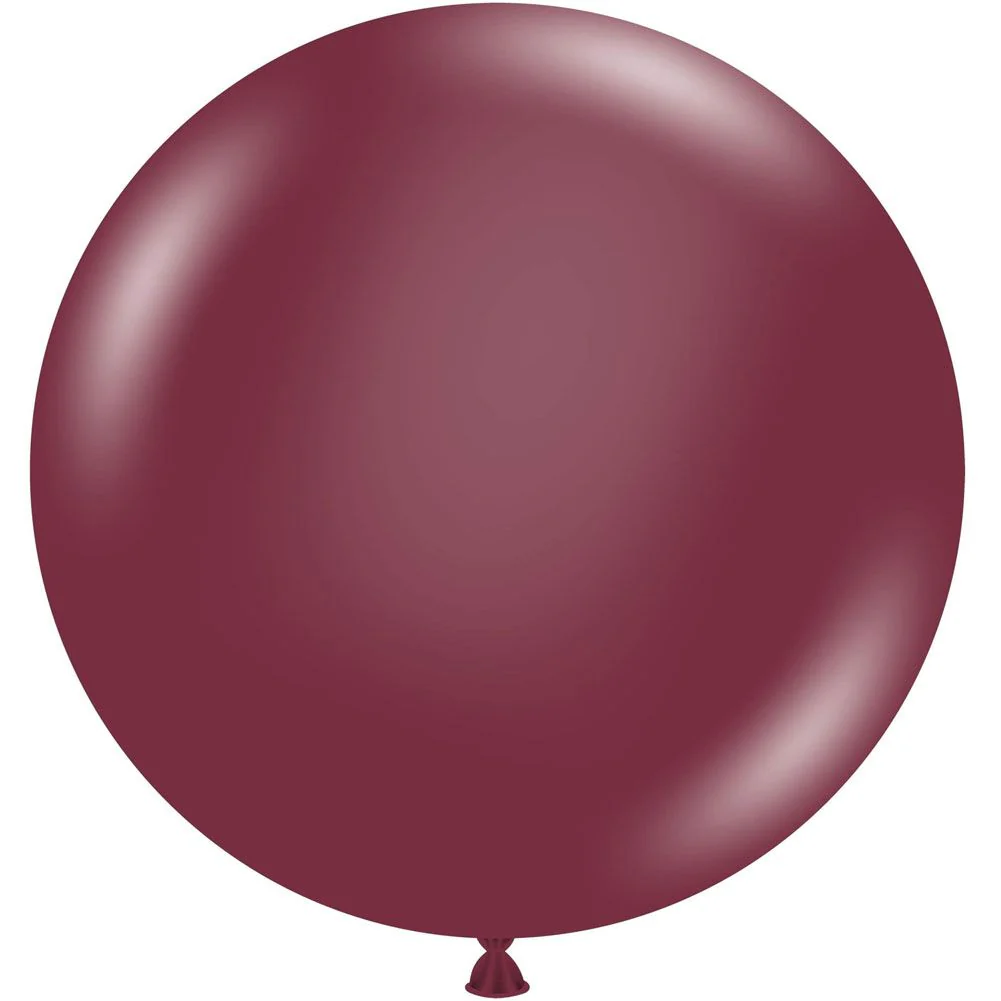Tuftex 17" Samba Burgundy Red Latex Balloons (50ct)