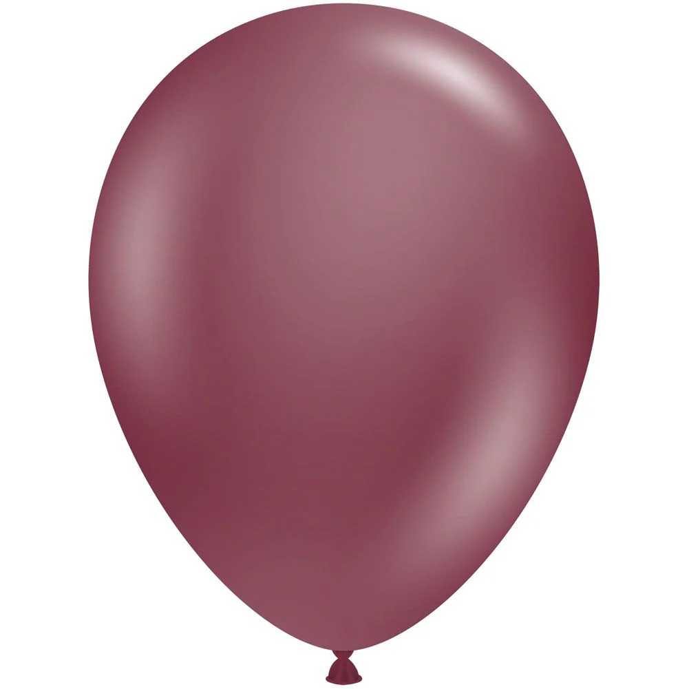 Tuftex 5" Samba Burgundy Red Latex Balloons (50ct)