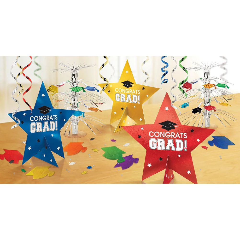 Ultimate Multi-Color Graduation Table Decorating Kit