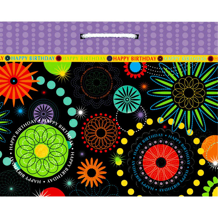 Vogue Spiral Graphics Large Gift Bag