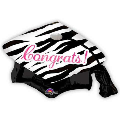 Zebra Congrats Cap Super Shape